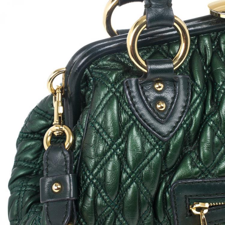 Pre Owned Marc Jacobs Little Stam Quilted Leather Shoulder Bag