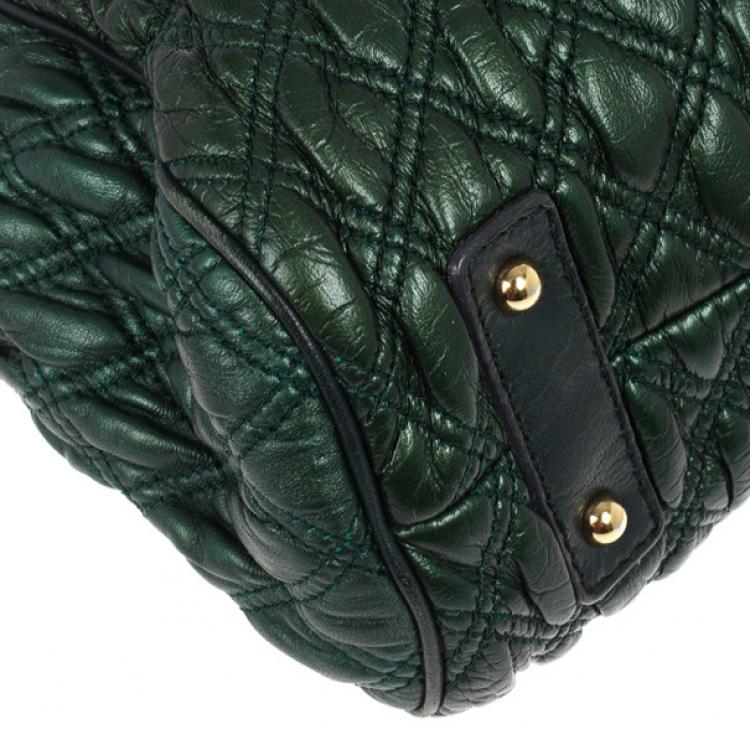 Pre Owned Marc Jacobs Little Stam Quilted Leather Shoulder Bag