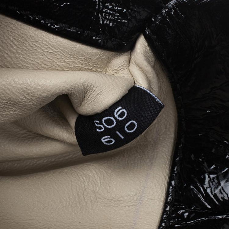 Pre Owned Marc Jacobs Black Patent Ursula Pochette