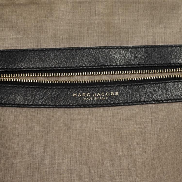 Pre Owned Marc Jacobs Black Quilted Leather Stam Satchel