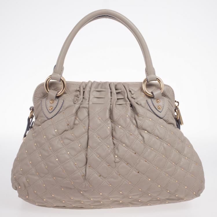 Pre Owned Marc Jacobs Stardust Cecilia Studded Satchel