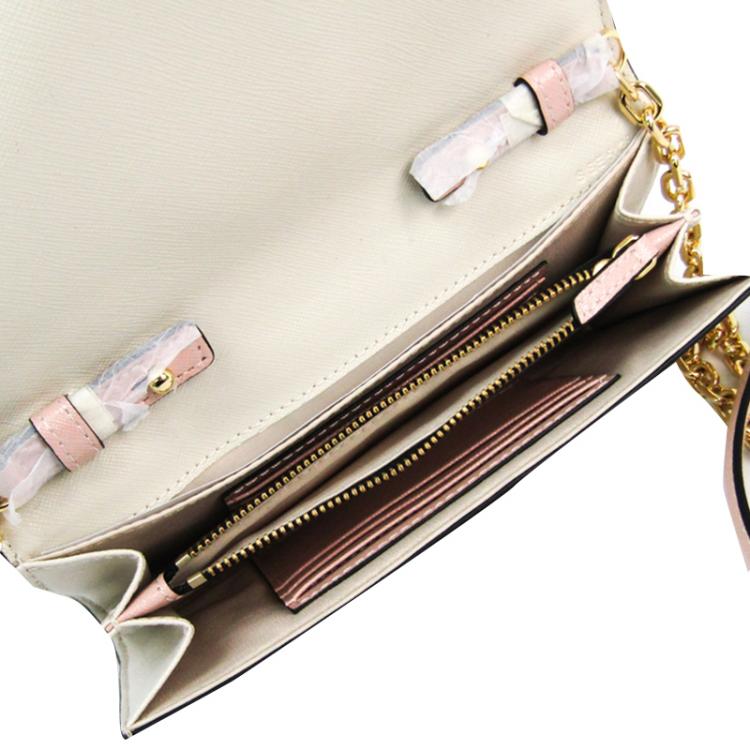 Pre Owned Marc Jacobs Gray/Ivory Leather Snapshot Crossbody Bag