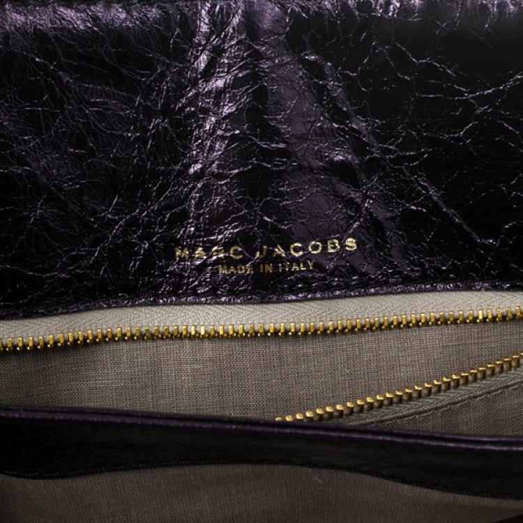 Pre Owned Marc Jacobs Mariah Mettalic Bag 