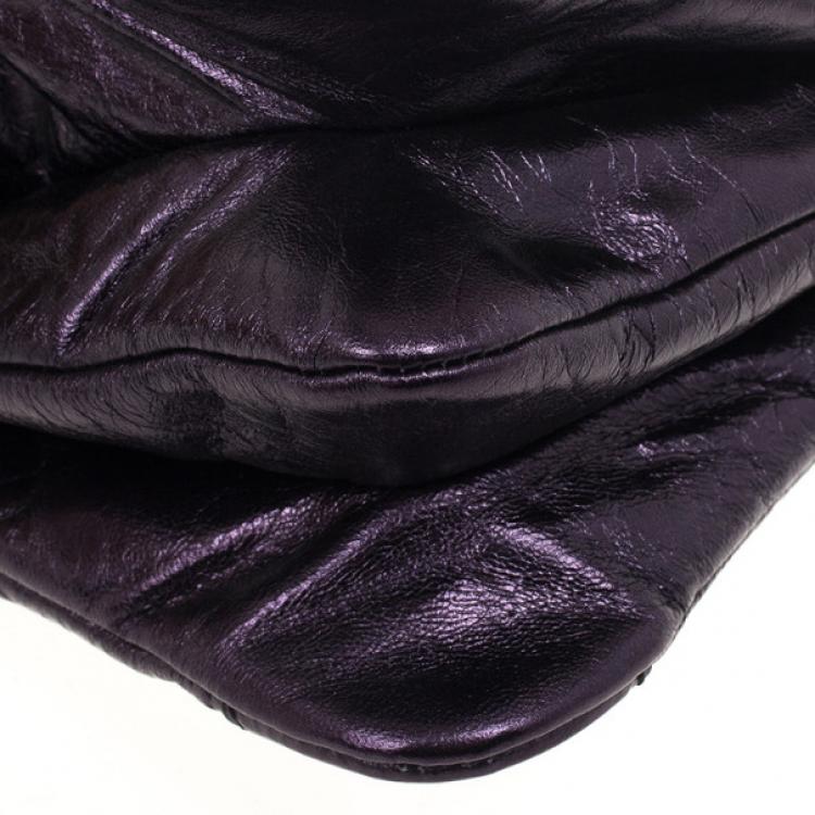 Pre Owned Marc Jacobs Mariah Mettalic Bag 