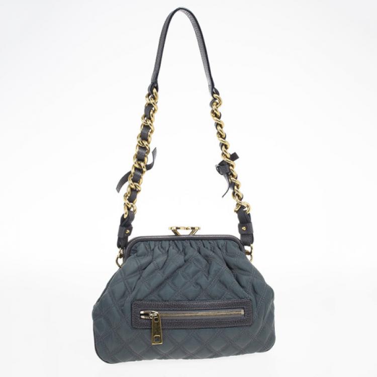 Pre Owned Marc Jacobs Quilted Little Stam Bag