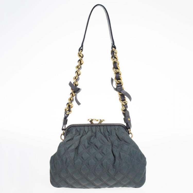 Pre Owned Marc Jacobs Quilted Little Stam Bag