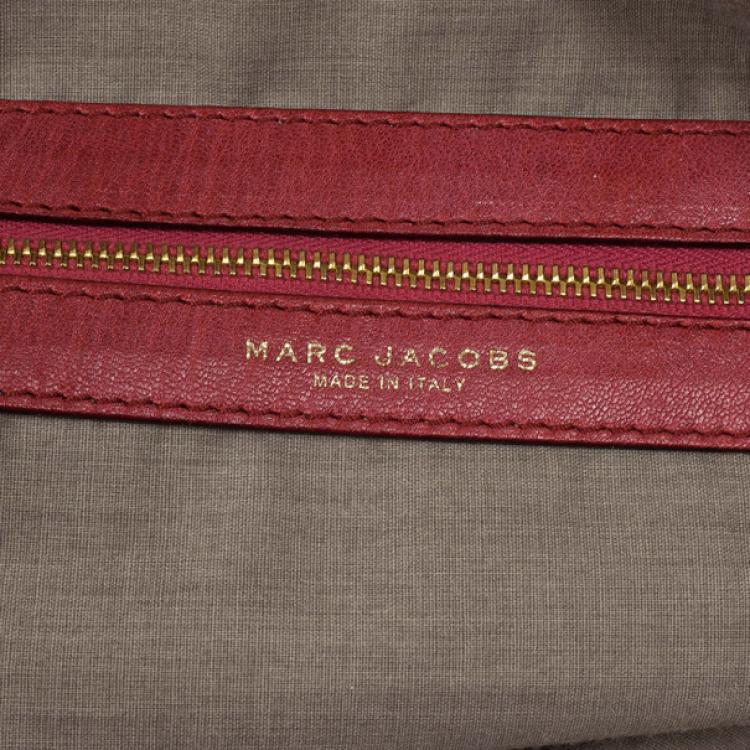 Pre Owned Marc Jacobs Pink Bruna Quilted Leather Tote