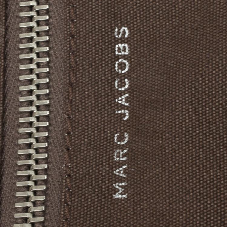 Pre Owned Marc Jacobs Lilac Pleated Leather Stam