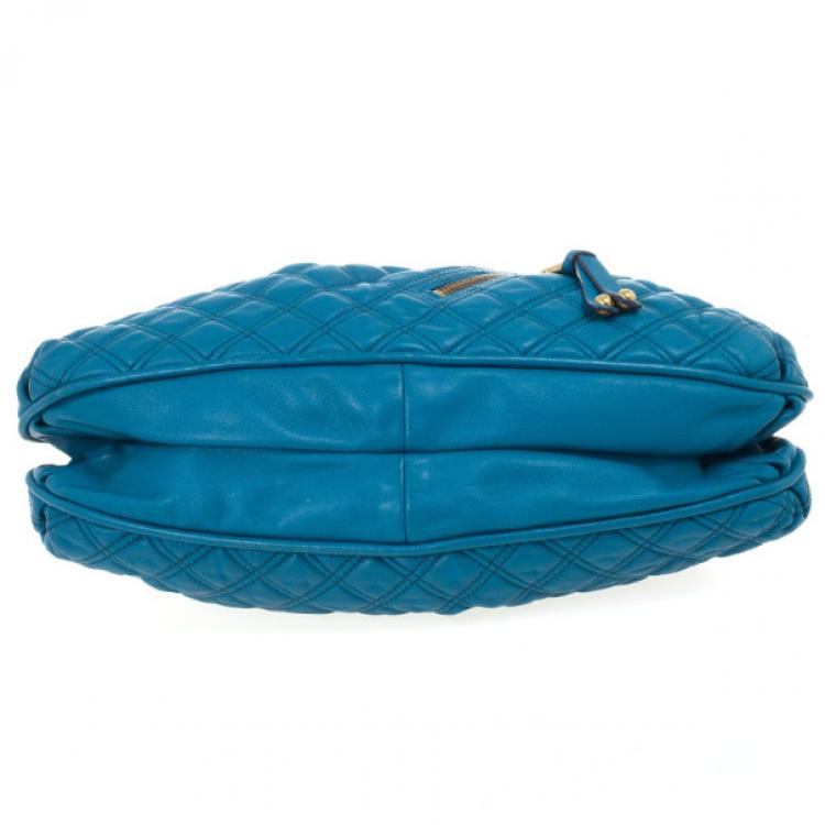 مملوكة مسبقًا Marc Jacobs Blue Quilted Calf Leather Cecilia Bag