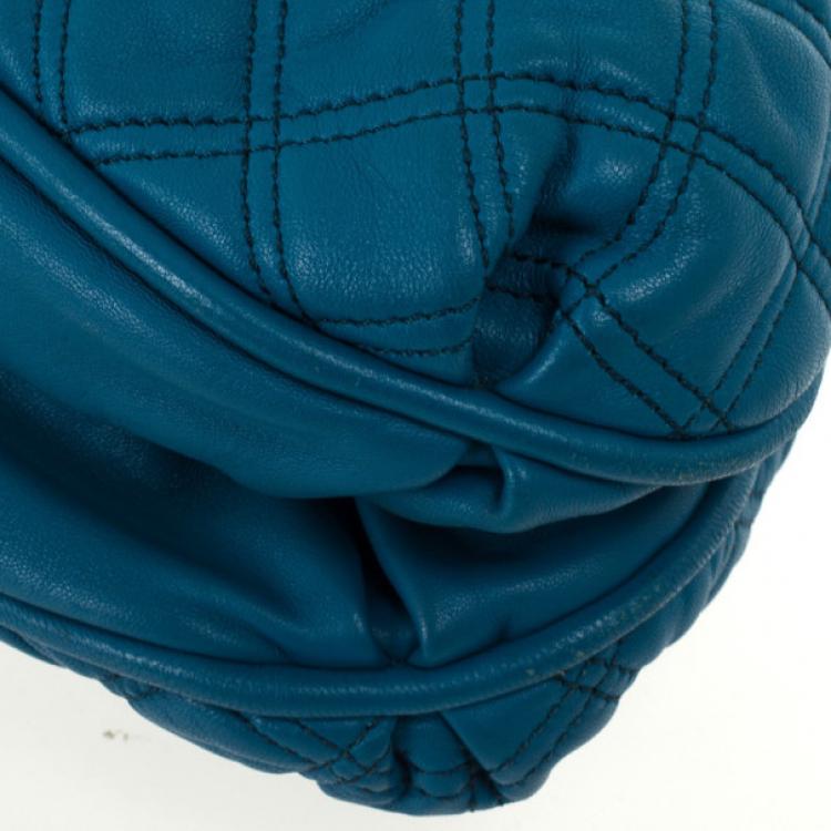 مملوكة مسبقًا Marc Jacobs Blue Quilted Calf Leather Cecilia Bag