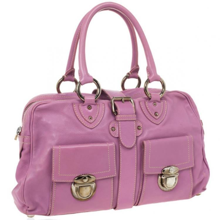 Pre Owned Marc Jacobs Pink Venetia Satchel Bag