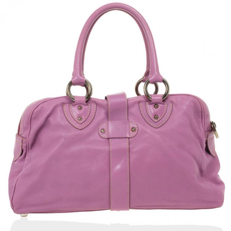 Pre Owned Marc Jacobs Pink Venetia Satchel Bag