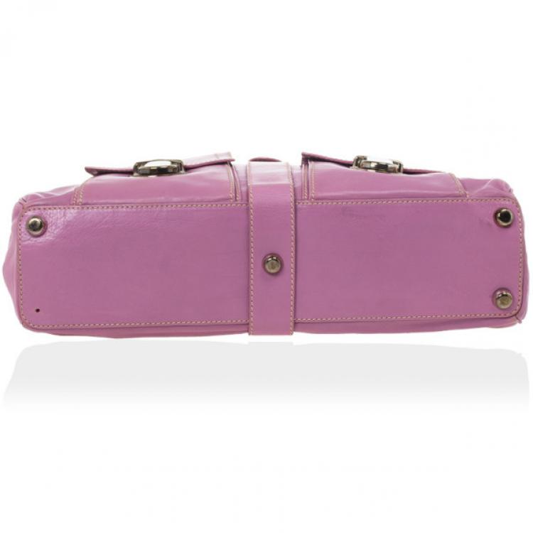 Pre Owned Marc Jacobs Pink Venetia Satchel Bag