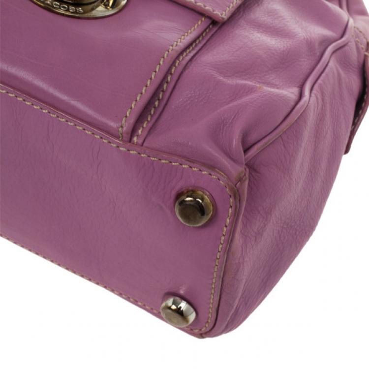 Pre Owned Marc Jacobs Pink Venetia Satchel Bag