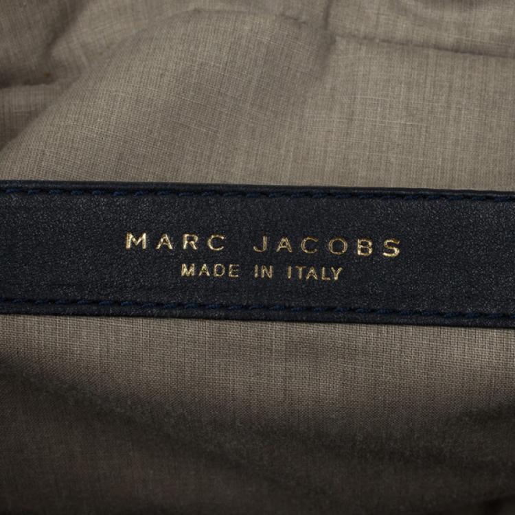 Pre Owned Marc Jacobs Navy Venetia Satchel Bag