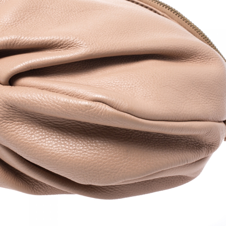 Pre Owned Marc Jacobs Beige Leather Classic Q Natasha Crossbody Bag