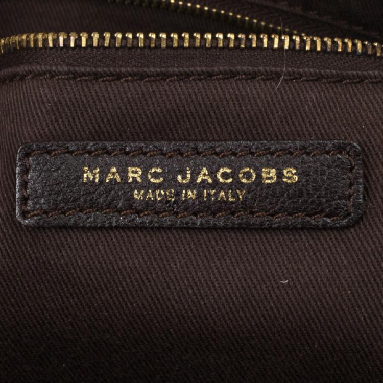Pre Owned Marc Jacobs Black Leather Lou Bag