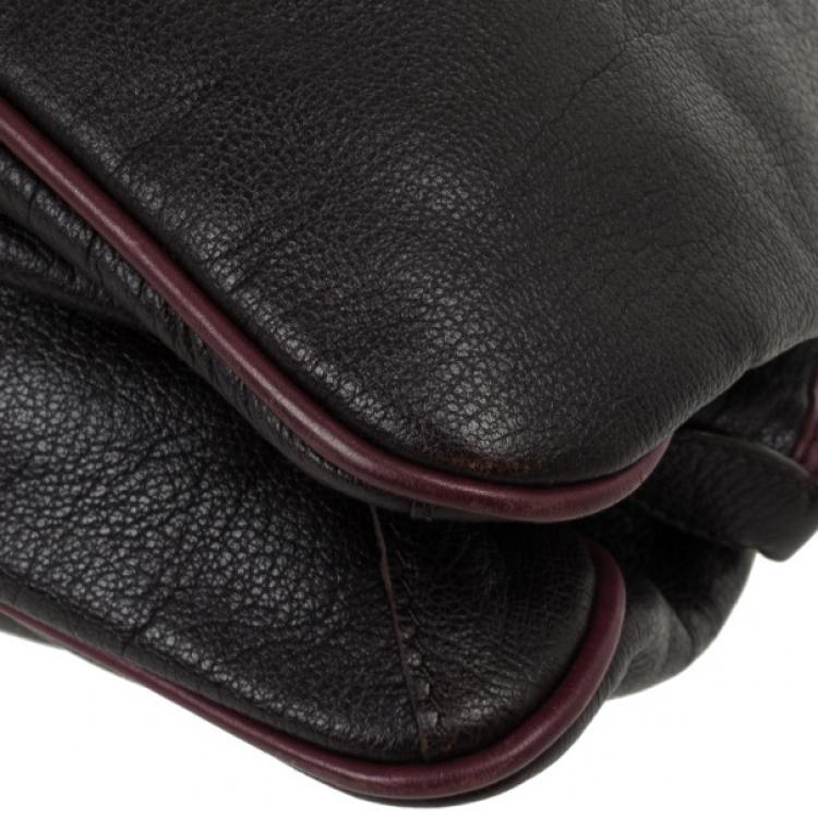 Pre Owned Marc Jacobs Black Leather Lou Bag