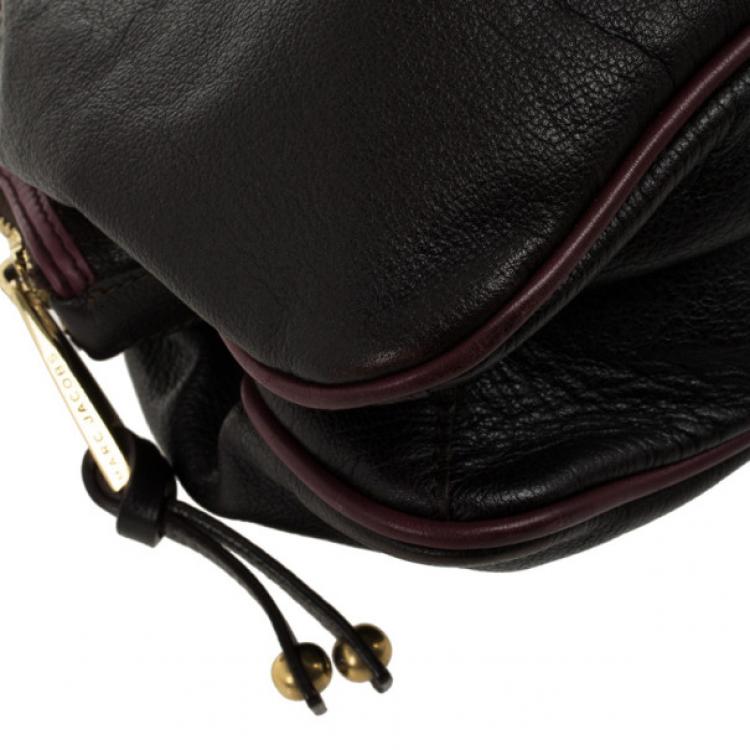 Pre Owned Marc Jacobs Black Leather Lou Bag