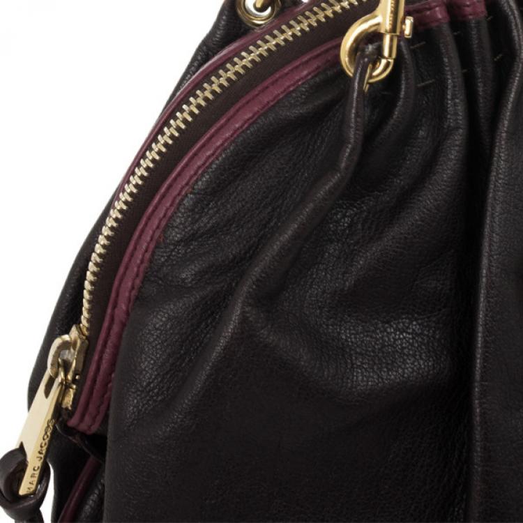 Pre Owned Marc Jacobs Black Leather Lou Bag