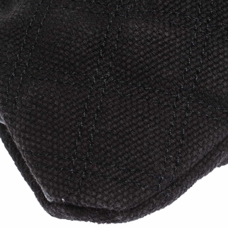 مملوكة مسبقًا Marc Jacobs Black Canvas and Leather Turnlock Shoulder Bag