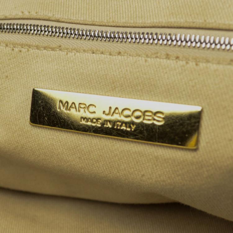 Pre Owned Marc Jacobs Black Quilted Leather Stam Satchel