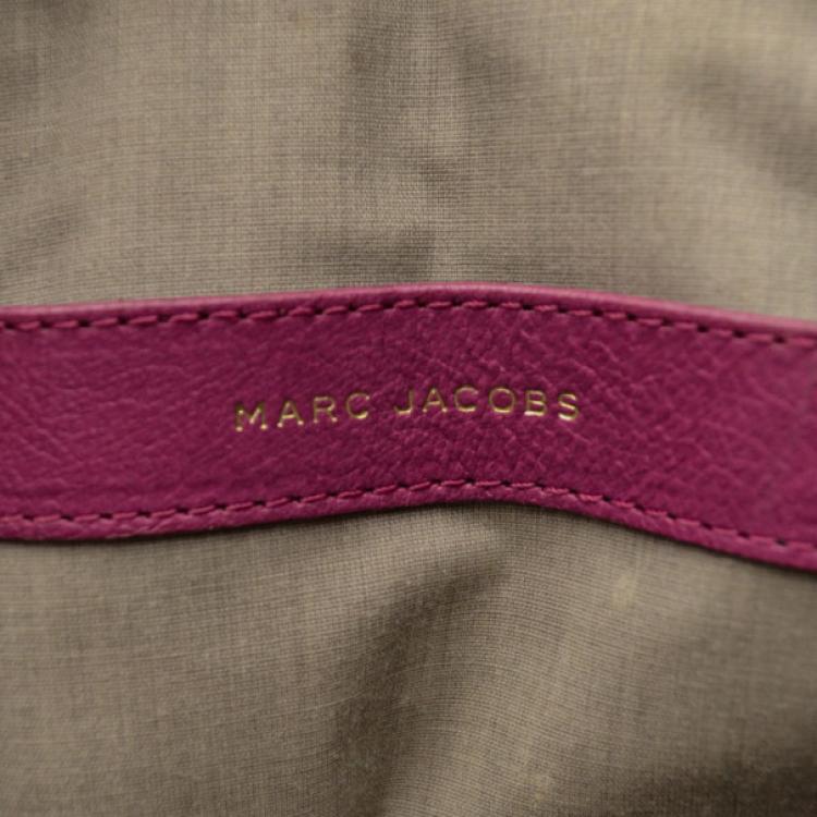 Pre Owned Marc Jacobs Purple Quilted Calf Leather Small Cecilia Bag