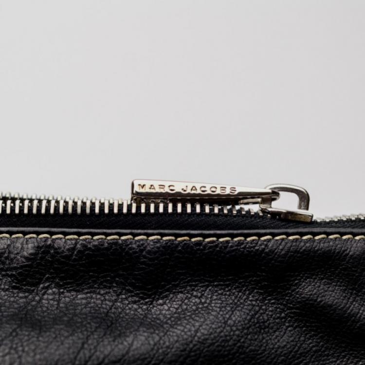مملوكة مسبقًا Marc Jacobs Black Leather Multipocket Hobo