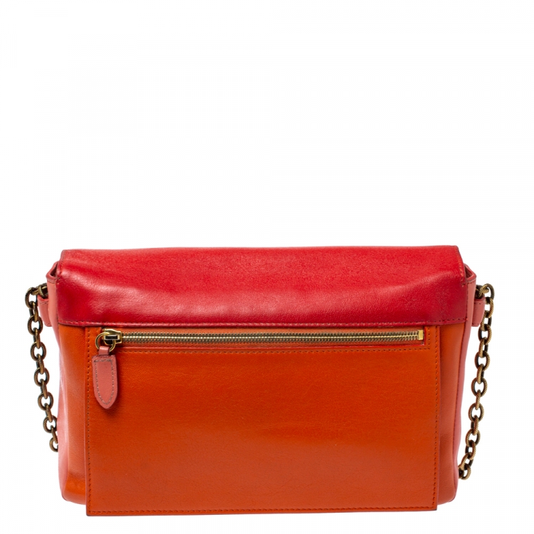 Pre Owned Marc Jacobs Tri Color Leather Brighton Shoulder Bag