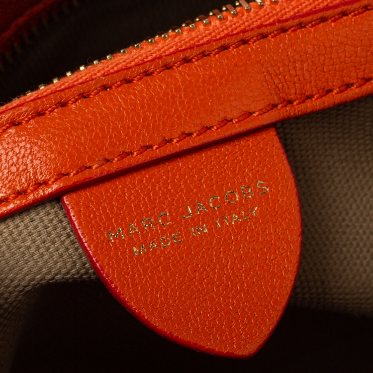 Pre Owned Marc Jacobs Tri Color Leather Brighton Shoulder Bag