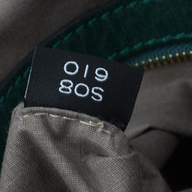 Pre Owned Marc Jacobs Green Quilted Leather Bruna Belted Tote