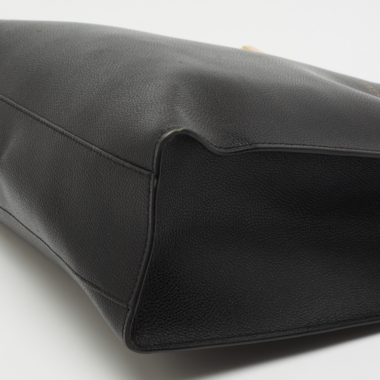 Pre Owned Marc Jacobs Black Leather Grind Tote Bag