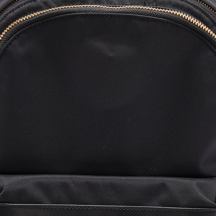 Pre Owned Marc Jacobs Black Nylon and Leather Classic Logo Backpack