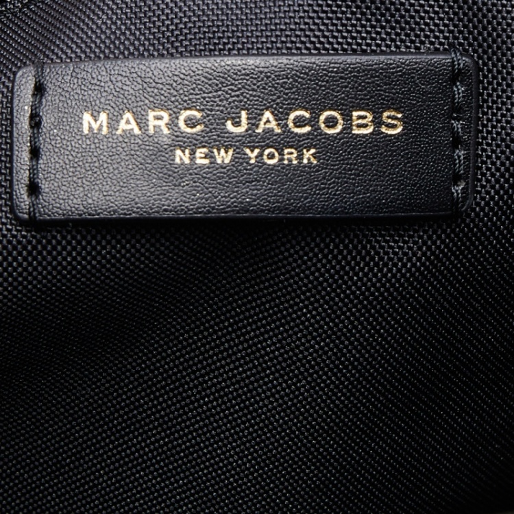 Pre Owned Marc Jacobs Black Nylon and Leather Classic Logo Backpack