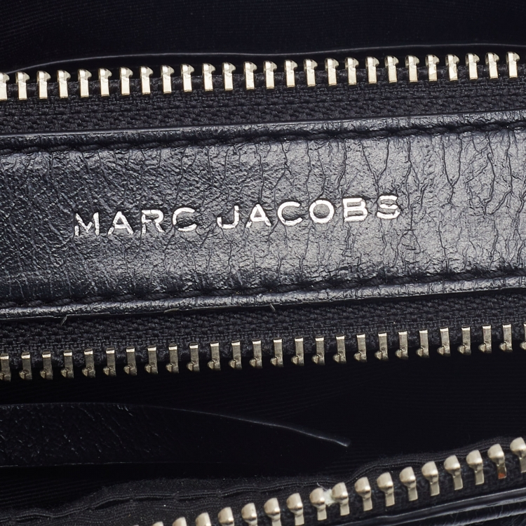 Pre Owned Marc Jacobs Black Quilted Leather Softshot Crossbody Bag
