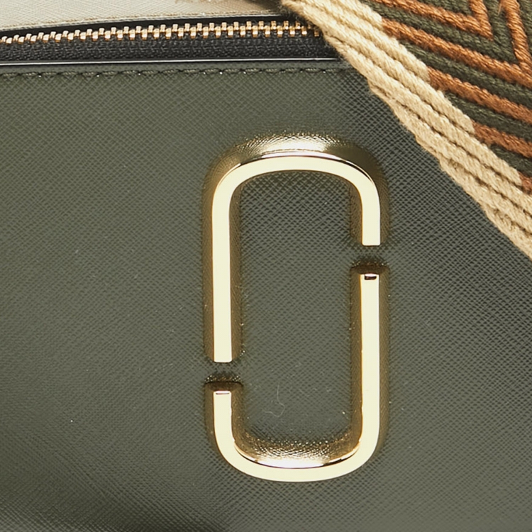 Pre Owned Marc Jacobs Multicolor Patent Leather Snapshot Crossbody Bag