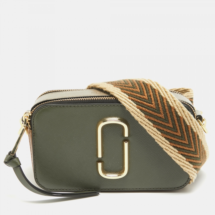 Pre Owned Marc Jacobs Multicolor Patent Leather Snapshot Crossbody Bag