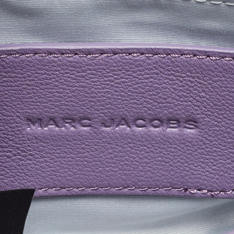 Pre Owned Marc Jacobs Lilac Puffy Diamond Quilted Leather Shoulder Bag
