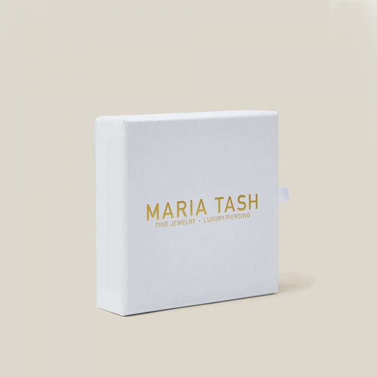 Pre Owned Maria Tash Gold Clicker Rose-Gold Plain Single Hoop