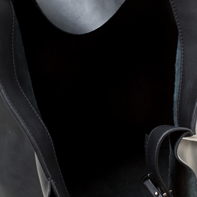Pre Owned Marni Black Leather Slouchy Shopper 