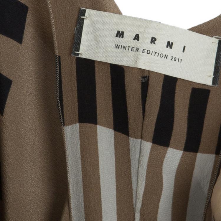 Pre Owned Marni Geometric Print Top S