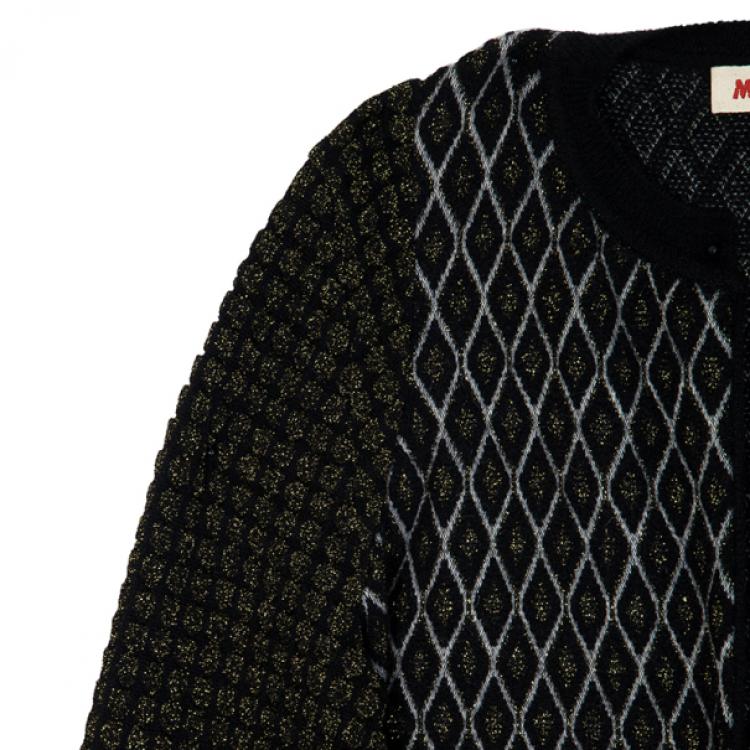 Pre Owned Marni Black Long Knit Cardigan M