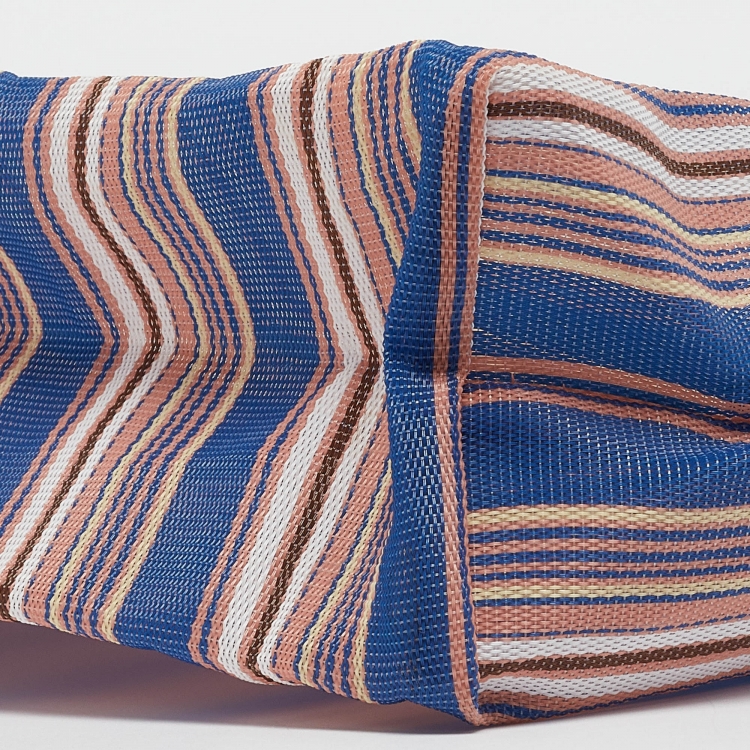 Pre Owned Marni Multicolor Nylon Market Stripe Tote 