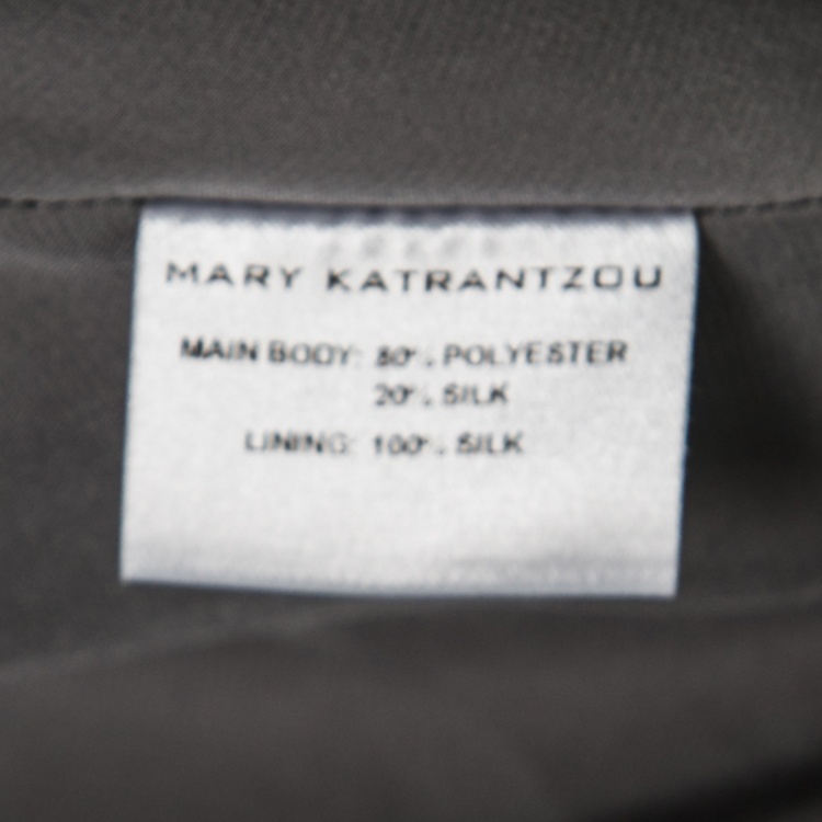 Pre Owned Mary Katrantzou Multicolor Metallic Jacquard Babelonia Dress M