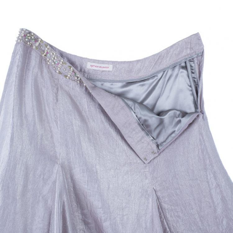 Pre Owned بدلة بتنورة ماثيو وليامسن زخارف M