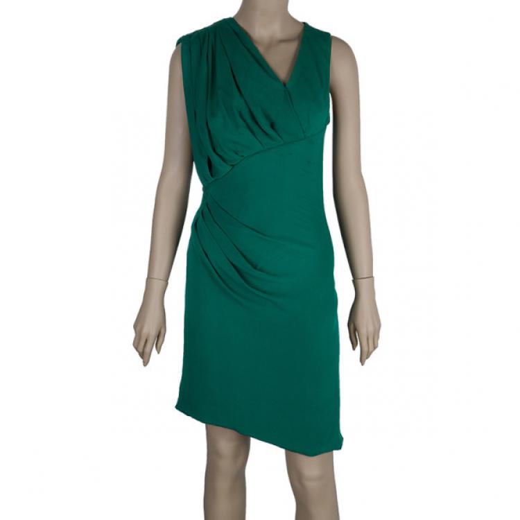 Pre Owned Matthew Williamson Green Cocktail Dress M