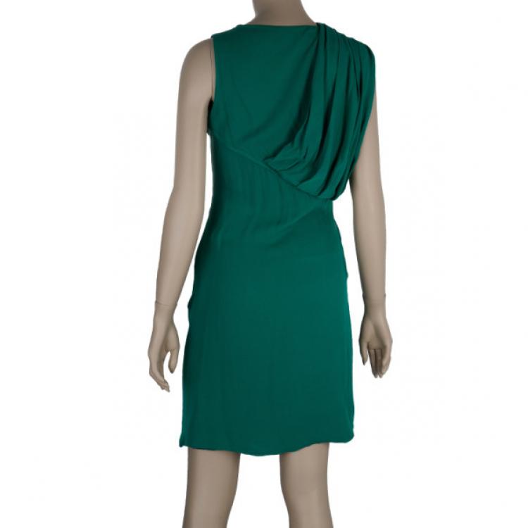 Pre Owned Matthew Williamson Green Cocktail Dress M