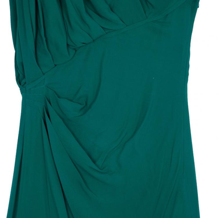 Pre Owned Matthew Williamson Green Cocktail Dress M