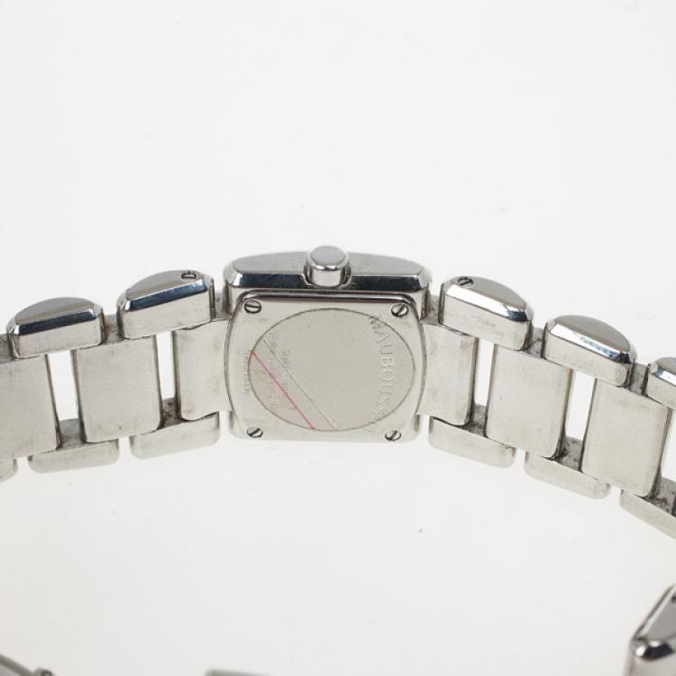 Pre Owned Mauboussin Alessandrine SS Diamond Womens Watch 24 MM
