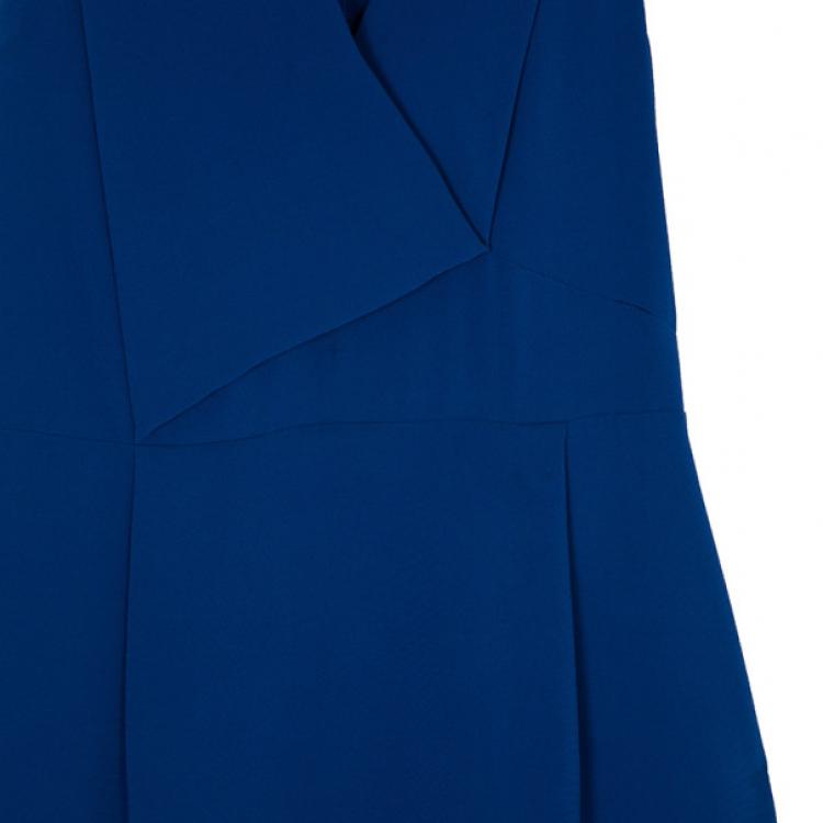 Pre Owned Max Mara Royal Blue Dress M